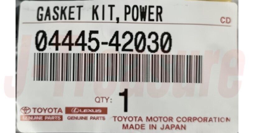 TOYOTA RAV4 ACA20 01-04 Genuine POWER STEERING GEAR GASKET KIT 04445-42030 OEM