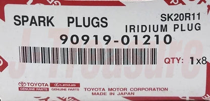 TOYOTA LAND CRUISER UZJ100/200 '99-11 Genuine Spark Plug 90919-01210 x8 Set