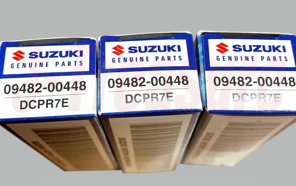 SUZUKI CARRY TRUCK DC/DD51T Genuine Spark Plug 09482-00448 x3 Set For F6A Carb
