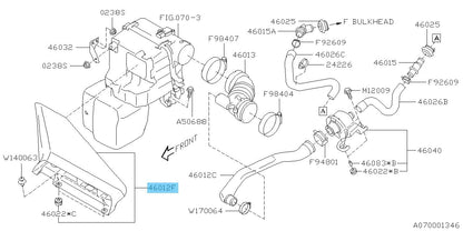 SUBARU WRX STI VAF 2015-2018 Genuine Air Intake Duct 46012AG001 OEM