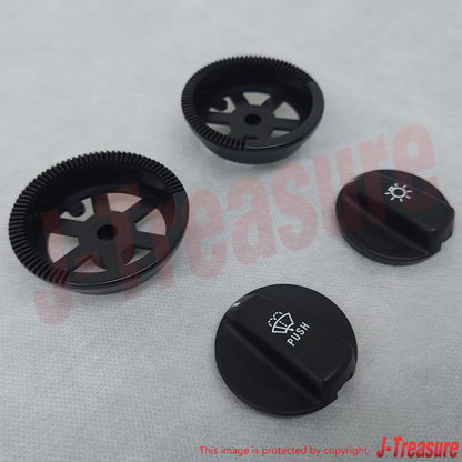 TOYOTA AE86 LEVIN TRUENO Genuine Wiper & Light Control Knob Switch Set OEM Parts