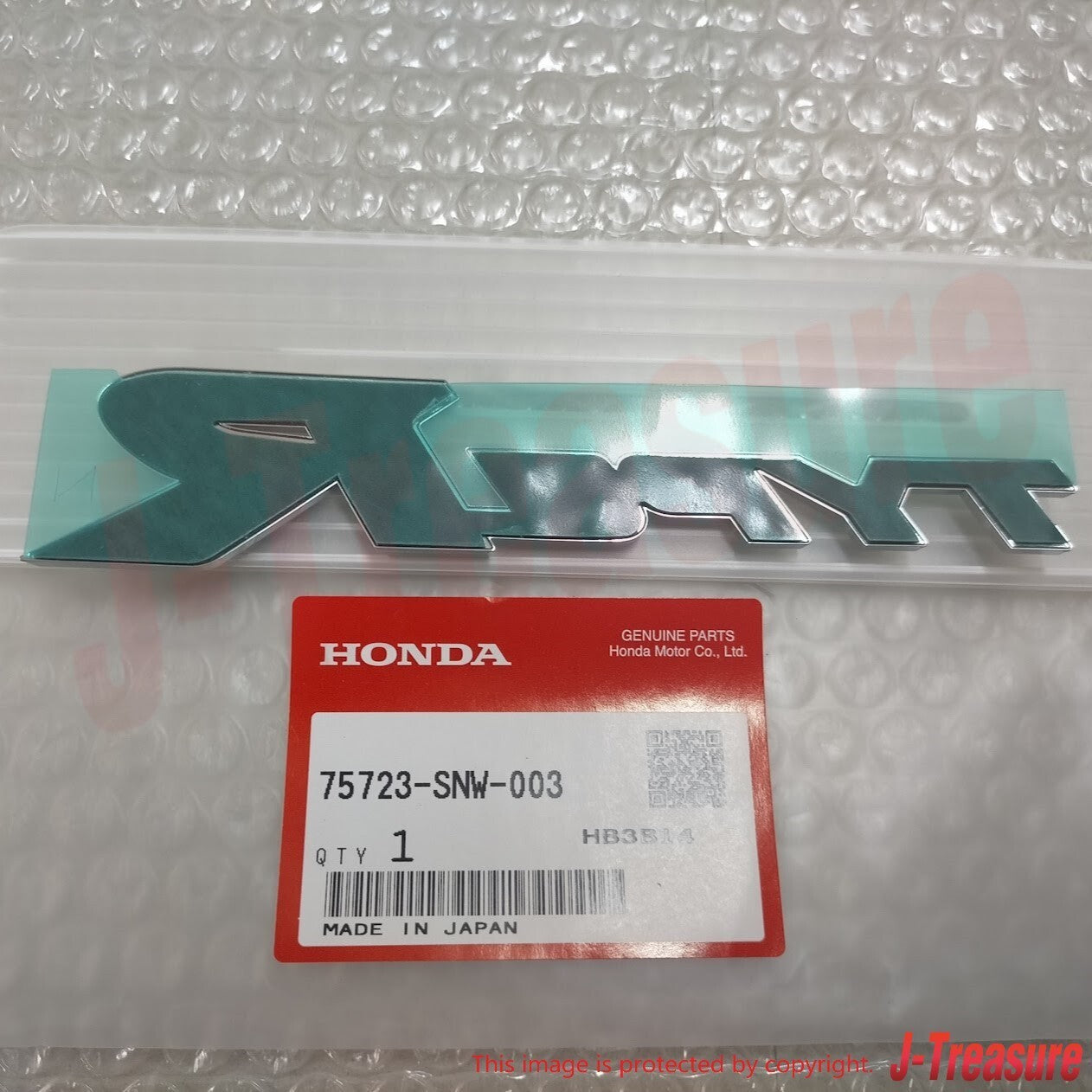 HONDA CIVIC TYPE-R FD2 2006-2011 Genuine Rear "TYPE-R" Emblem Badge OEM