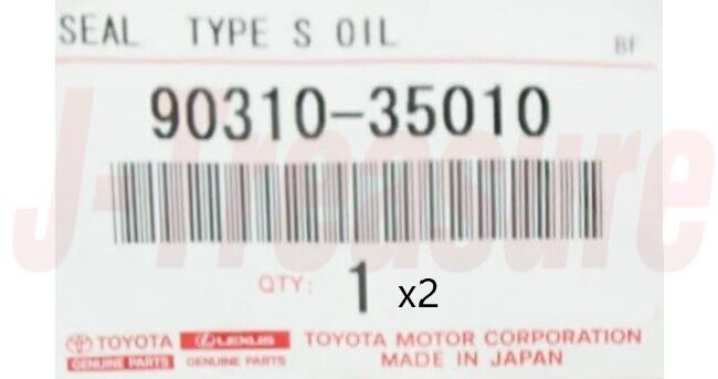 TOYOTA LAND CRUISER FZJ80 91-97 Genuine Front Drive Shaft Oil Seal RH & LH set