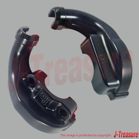YAMAHA YZ450F 2003-2024 Genuine Grip Upper Cap & Grip Under Cap Set OEM