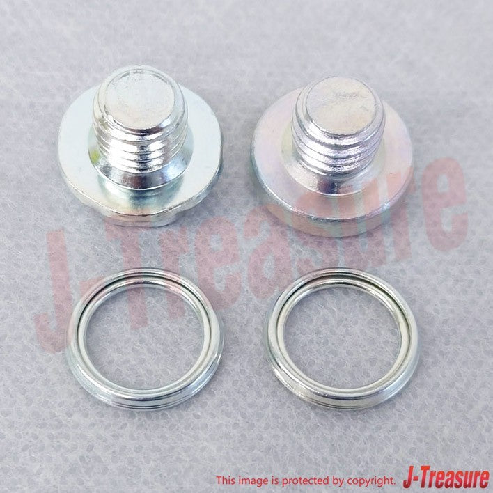 LEXUS GS300 GRS190 2006 Genuine A/T Oil Pan Drain Plug & Plug Gasket Set OEM