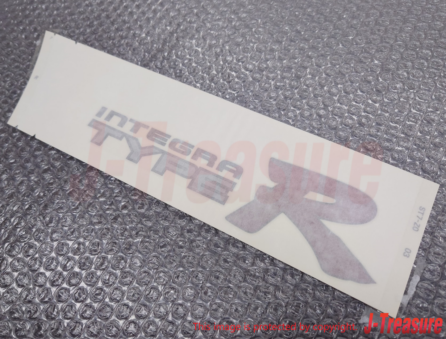 HONDA INTEGRA TYPE-R DC2 1997-2001 Genuine Side Decal Silver Right Left Set OEM