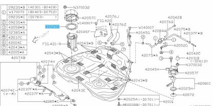 SUBARU WRX STI VA# 2015-2020 Genuine Fuel Pump Gasket Packing 42025AG000 OEM