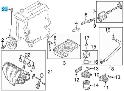 MAZDA MAZDA3 BL BL12F 2010-2013 Genuine Oil Level Dipstick L3G6-10-450F OEM