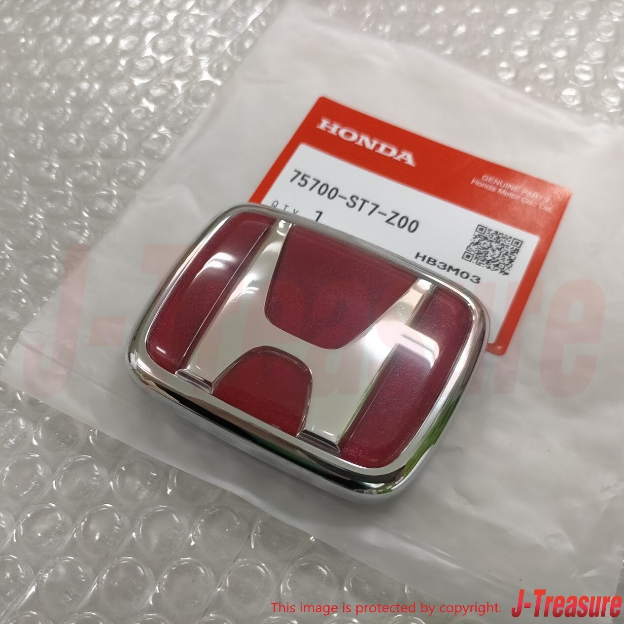 HONDA CIVIC TYPE-R EK9 99-00 Genuine Late Model Red Emblem Front & Rear Set OEM