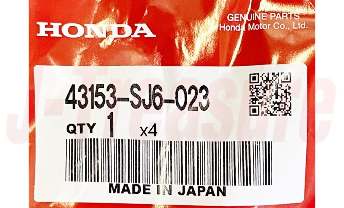 HONDA ACTY TRUCK HA3 89-99 Genuine Rear Brake Shoe R & L 43153-SJ6-023 x4 set
