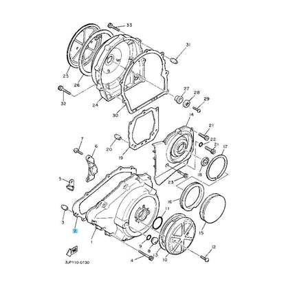 YAMAHA V-MAX 1200 85-86 88-07 Genuine Crankcase Cover 1 Gasket 3JP-15451-01-00