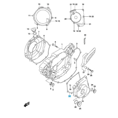 SUZUKI RM-Z450 2008-2024 Genuine Magneto Cover Gasket 11483-28H00 OEM