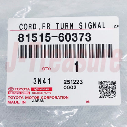TOYOTA LAND CRUISER HDJ80 '93-98 Genuine Fr/Turn Signal Lamp Body Wire x2 Set