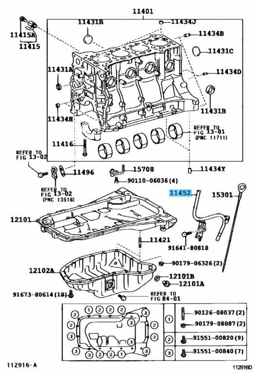TOYOTA LAND CRUISER PRADO PICKUP Genuine Oil Level Gauge Guide 11409-75020 OEM