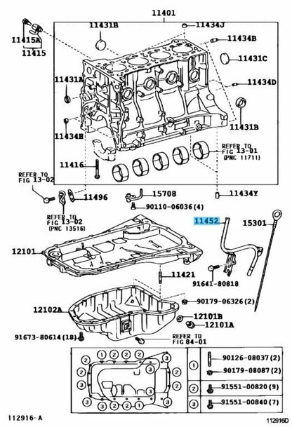 TOYOTA LAND CRUISER PRADO PICKUP Genuine Oil Level Gauge Guide 11409-75020 OEM