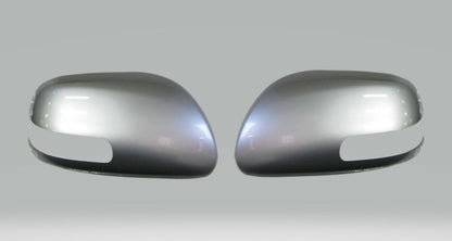 TOYOTA VITZ YARIS BELTA COROLLA PREMIO Genuine Outer Mirror Cover Silver Set OEM