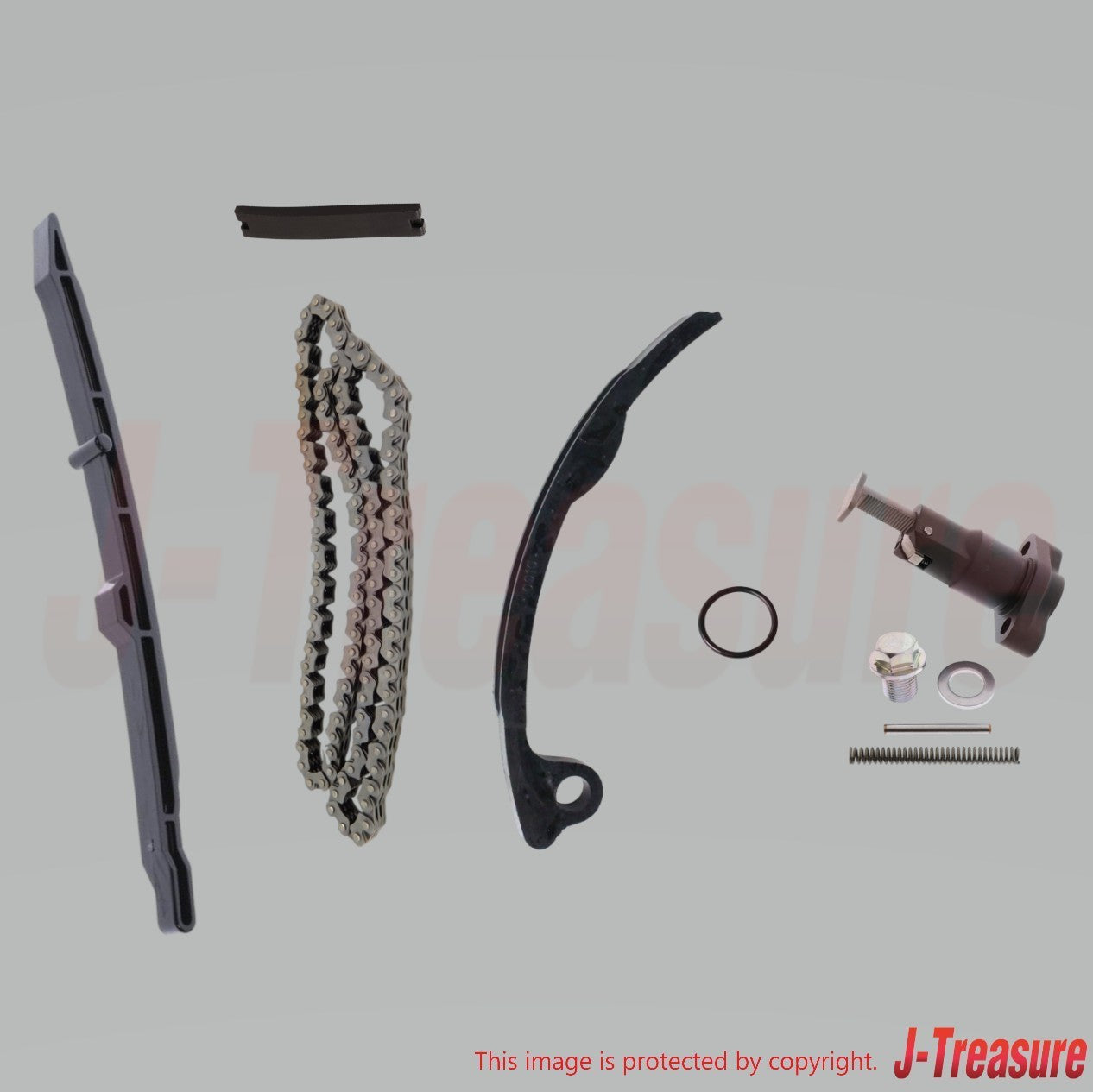 KAWASAKI KX250F '04-08 Genuine Cam Chain & Chain Guide & Tensioner Assy Set OEM