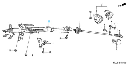HONDA S2000 AP1 AP2 '00-04 Genuine Steering Column Assy 53200-S2A-013 OEM