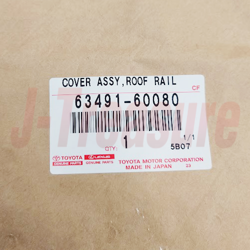 TOYOTA LAND CRUISER UZJ100 '03-07 Genuine Roof Rack Leg Cover Fr & Re RH LH Set