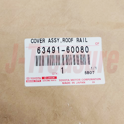 TOYOTA LAND CRUISER UZJ100 '03-07 Genuine Roof Rack Leg Cover Fr & Re RH LH Set