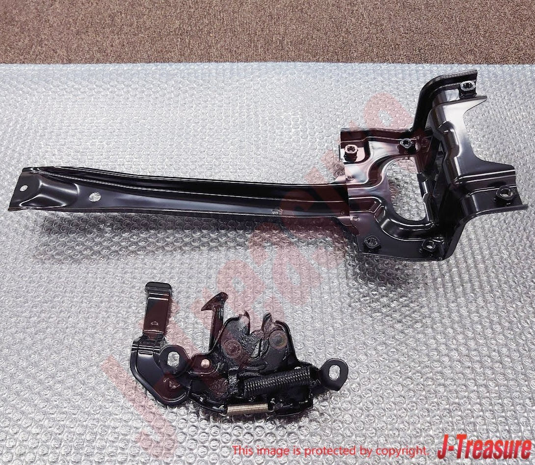 NISSAN SKYLINE R34 BNR34 Genuine Hood Lock Stay & Hood Lock Male Set OEM