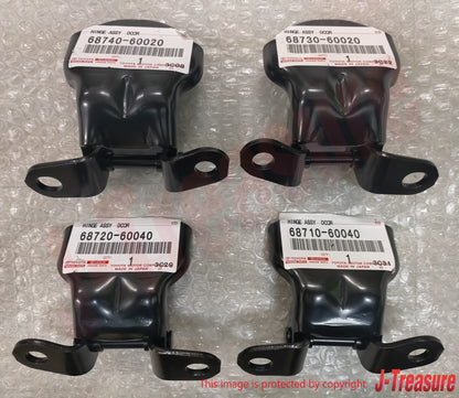 TOYOTA COROLLA LEVIN TRUENO AE86 Genuine Front Door Hinge  4 Piece Set OEM