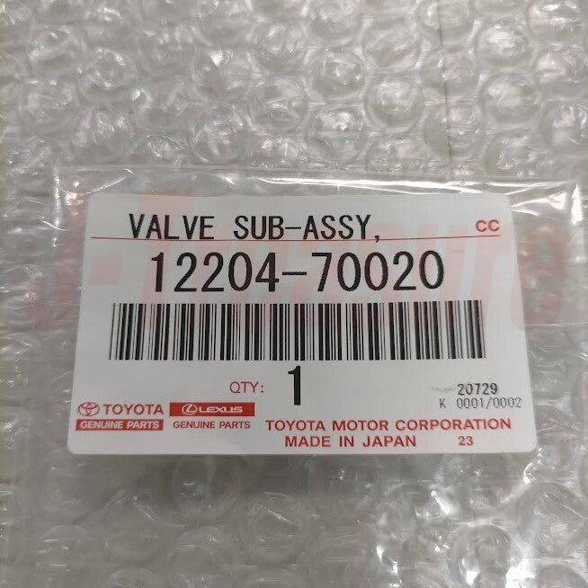 TOYOTA ALTEZZA GXE10 99-05 Genuine 1G-FE PCV Valve Ventilacion 12204-70020 OEM