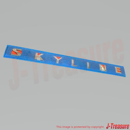 NISSAN SKYLINE V35 COUPE 03-07 Genuine Trunk Lid Emblem "SKYLINE" 84895-AM900