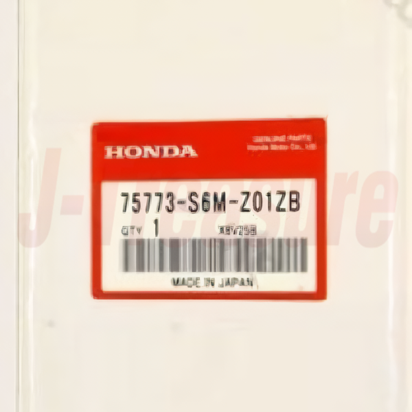 HONDA INTEGRA TYPE-R DC5 Genuine Rear Side Fender Decal Sticker Black Set OEM