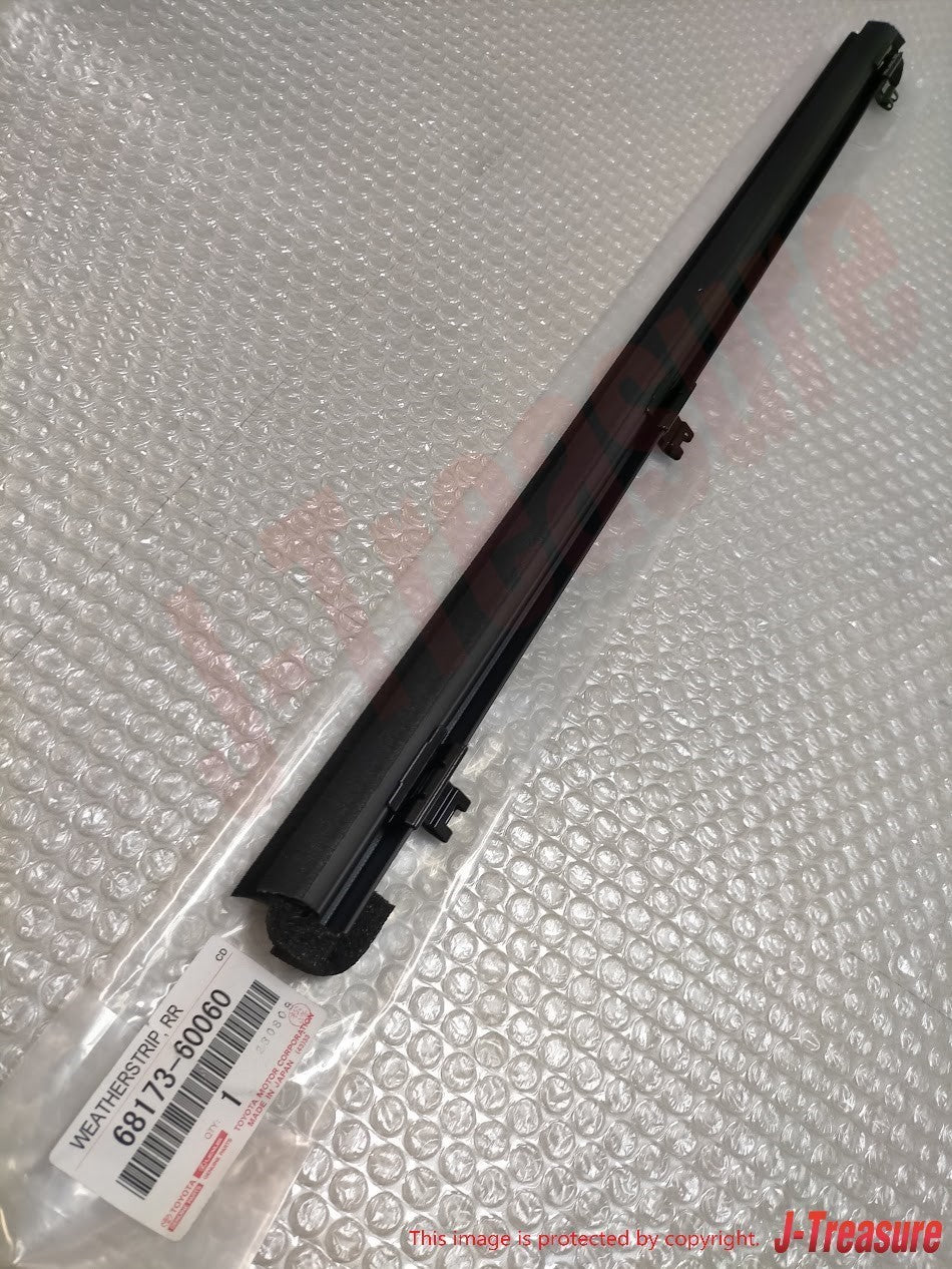 TOYOTA 4RUNNER '10-22 Genuine F & R Door Glass Inner Weatherstrip RH & LH Set