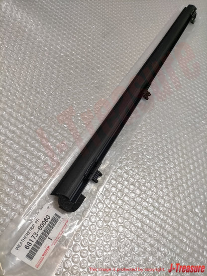 TOYOTA 4RUNNER '10-22 Genuine F & R Door Glass Inner Weatherstrip RH & LH Set
