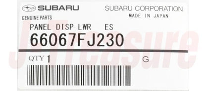 SUBARU WRX STI VAF '18-21 Genuine Display Panel Upper & Lower Set Eyesight Pkg