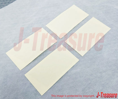 TOYOTA GR SPORT Genuine GR Logo Discharge Tape 100mm x 55mm Set of 4 MS373-00001