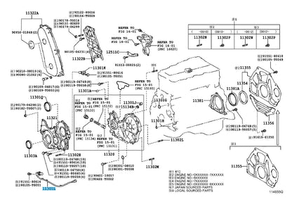 TOYOTA HIACE KDH2## Genuine Crank Position Sensor NO.2 90919-05050 OEM