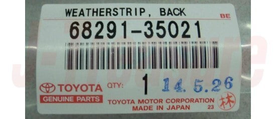 TOYOTA 4RUNNER GRN21# 04-09 Genuine Back Door Glass Weatherstrip 68291-35021 OEM