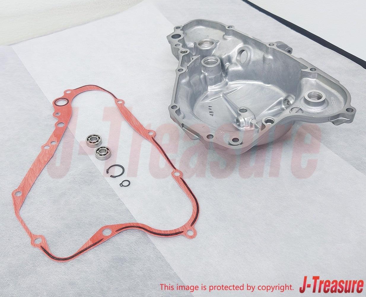 SUZUKI RM85 '02-23 Genuine Clutch Cover & Gasket & Circlip & Bearing(x2) Set