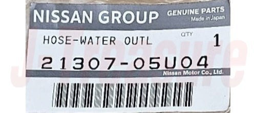 NISSAN SKYLINE R34 GT-R Genuine Oil Cooler Outlet Water Hose 21307-05U04 W/Clamp