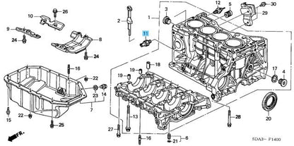 HONDA CR-V RD4 RD5 RE3 RD4 2002-2009 Genuine Knock Sensor 30530-PPL-A01 OEM