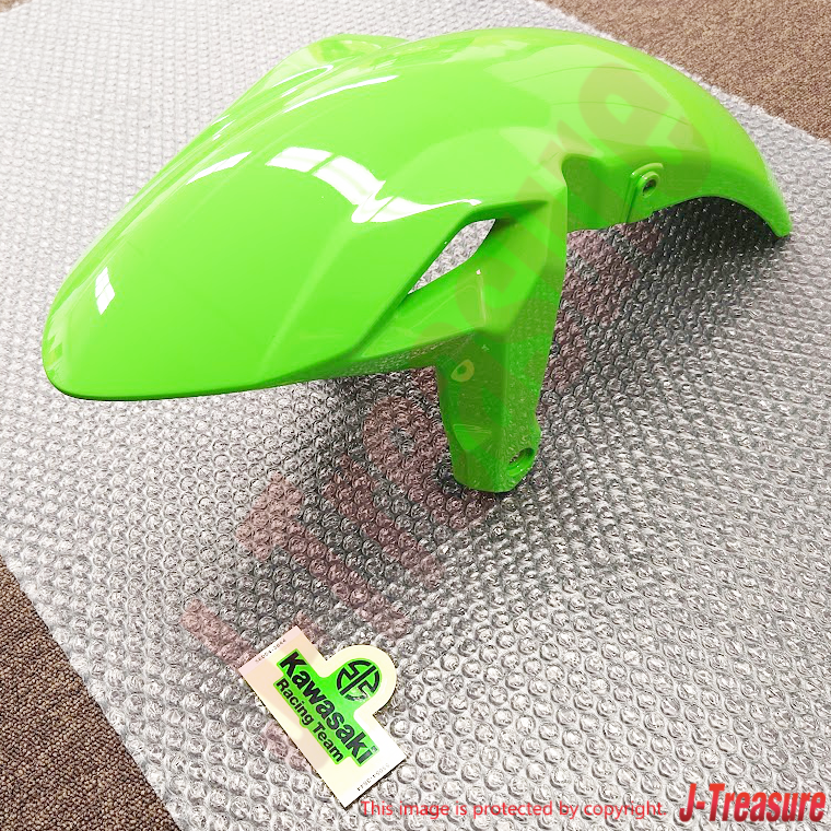 KAWASAKI NINJA 650 2023 Genuine Front Fender Lime Green & Mark KRT Set OEM
