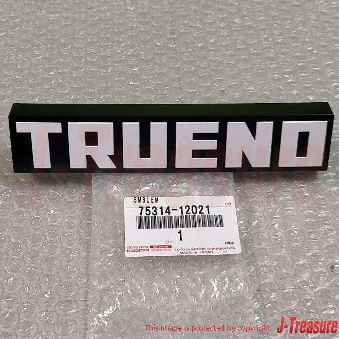 TOYOTA SPRINTER TRUENO AE86 1983-1987 Genuine Front Emblem Badge 75314-12021 OEM