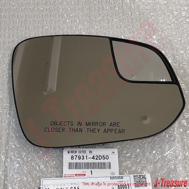 TOYOTA RAV4 2016-2018 Genuine Heated Side View Mirror Glass Right 8793142D50 OEM