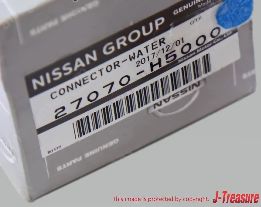 NISSAN DATSUN A12 A14 A15 LD20 Genuine Water Return Connector 27070-H5000 OEM