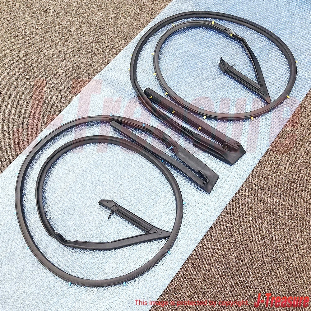 NISSAN 300ZX Z32 90-96 Genuine Front Door Weatherstrip 2-Seater RH & LH Set OEM