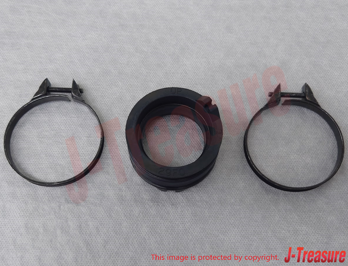 SUZUKI DR-Z400E 2000-2007 Genuine Intake Pipe & Clamp x2 Set OEM