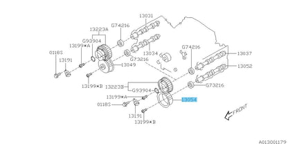 SUBARU FORESTER SF5 04-13 Genuine Exhaust Sprocket Complete-Camshaft LH OEM