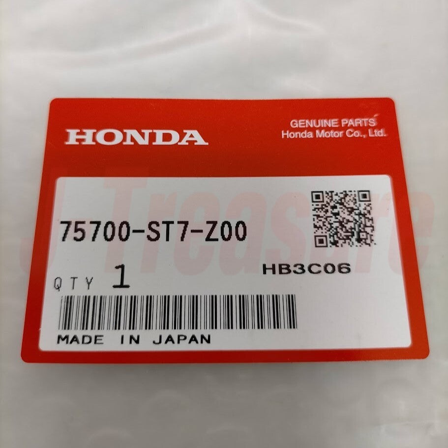 HONDA CIVIC TYPE-R EK9 98-00 Genuine Front Red Emblem Badge 75700-ST7-Z00 OEM