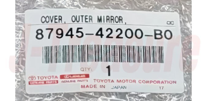 TOYOTA RAV4 AXAA52 19-24 Genuine Outer Mirror Cover Silver RH & LH Set OEM