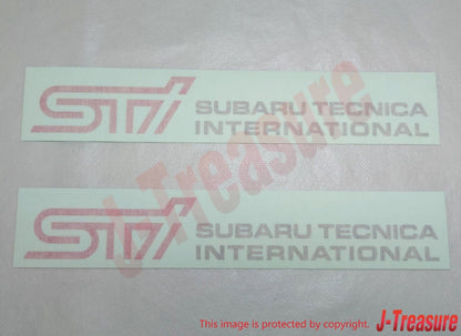 SUBARU Genuine Logo Sticker "Subaru Tecnica International" STSG14100310 OEM