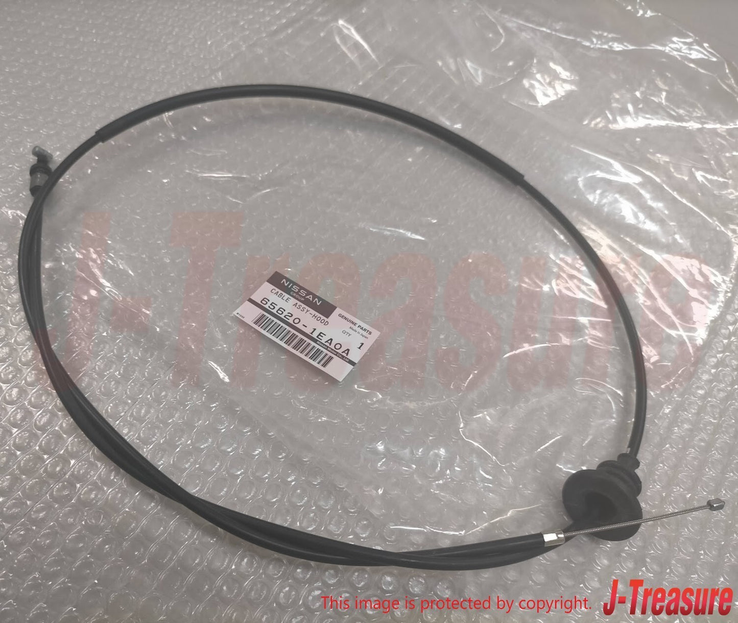 NISSAN 370Z Z34 2009-2020 Genuine Hood Lock Cable Assy 65620-1EA0A OEM