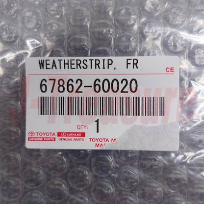 TOYOTA LAND CRUISER KZJ78 Genuine Front Door Weatherstrip LH 67862-60020 OEM
